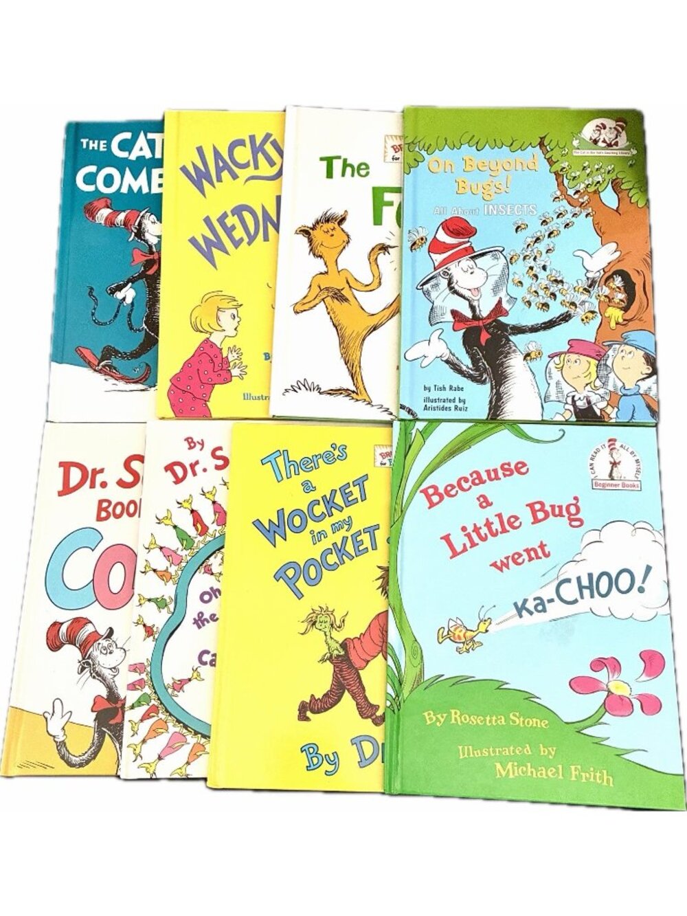 Dr. Seuss Beginner Books Lot of 8 NEW Hardcover Children’s Kids Reading Set